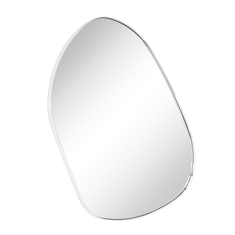 Wrought Studio Bertlinde asymmetrical wall mirror irregular shaped